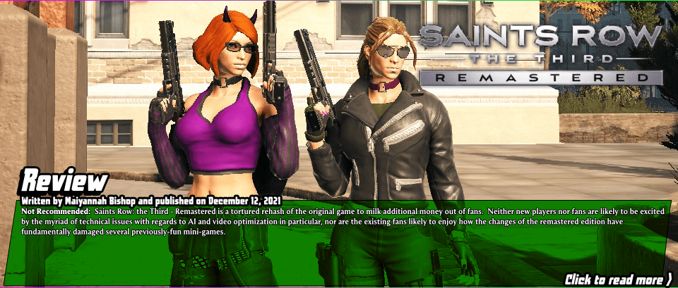 Review: Saints Row: the Third - Remastered @ Highland Arrow