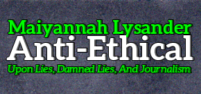 The Soapbox: Anti-Ethical: On Lies, Damned Lies, and Journalism