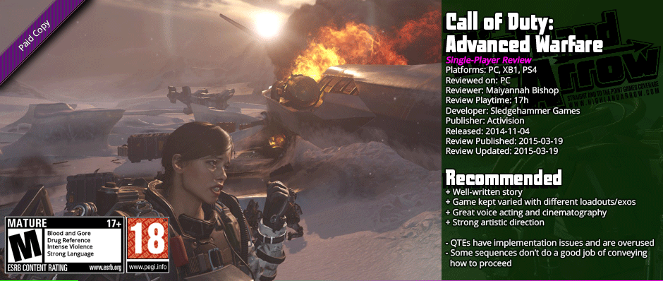 Review: Call of Duty: Advanced Warfare (Single-Player)