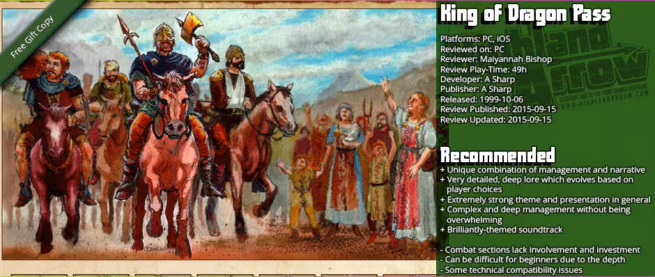 Nostalgia Train: King of Dragon Pass