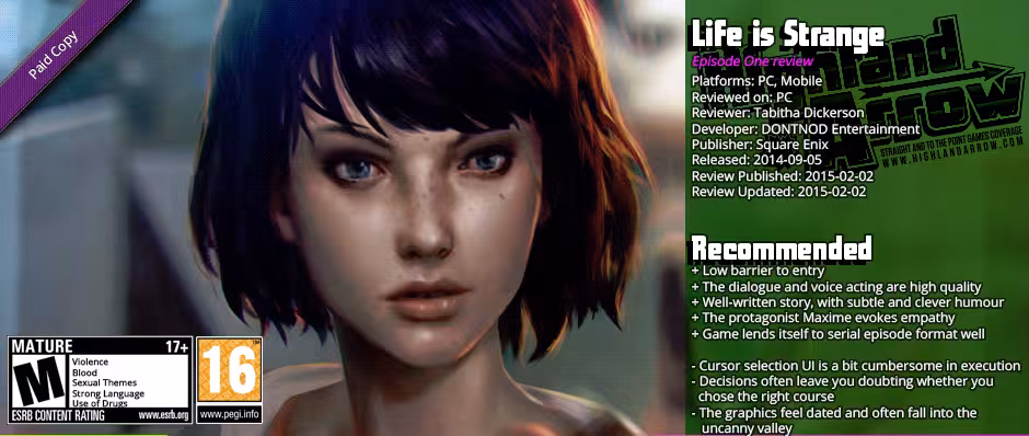 Life Is Strange (Episode 1)