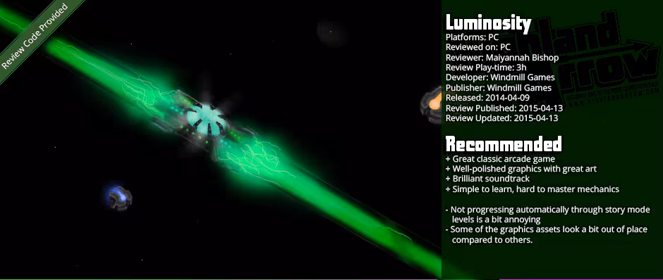 Review: Luminosity (Steam Edition)
