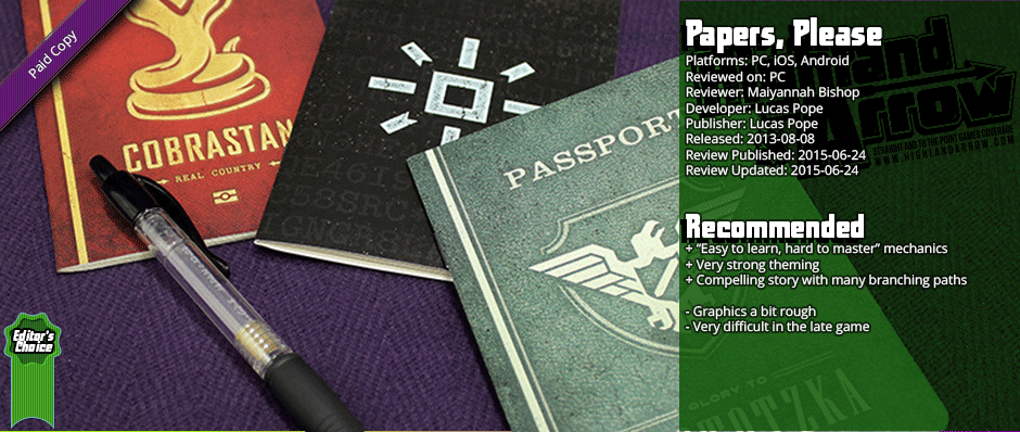 From the Hip: Papers, Please