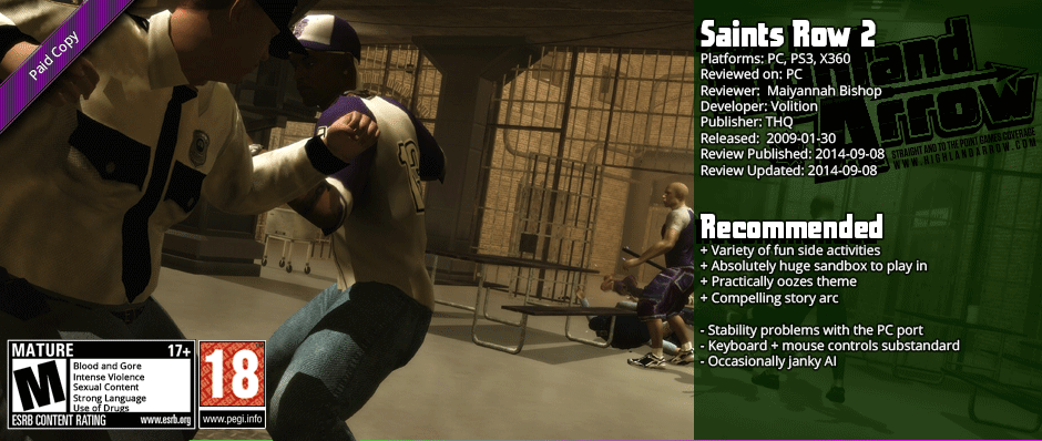 Saints Row 2 Review –