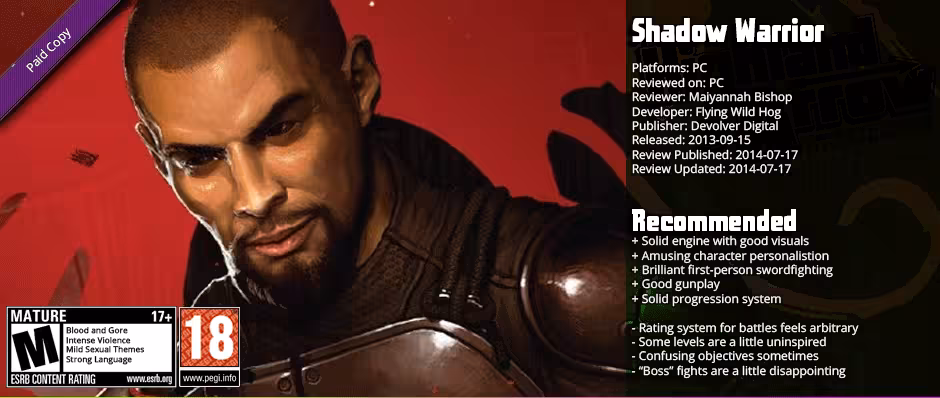 Shadow Warrior (2013)