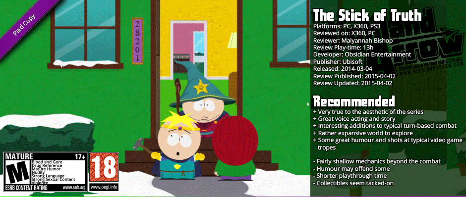 Review: South Park - The Stick of Truth