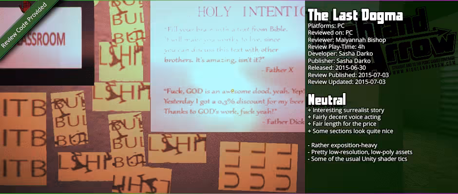 From the Hip: The Last Dogma