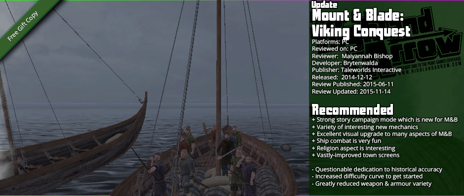 Mount and blade viking conquest как управлять кораблем